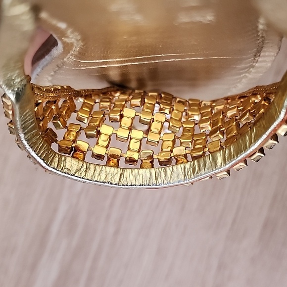 K. JACQUES ST. TROPEZ CRYSTALS LEATHER SANDAL WOMEN'S EU 38 US 8 - Picture 11 of 11